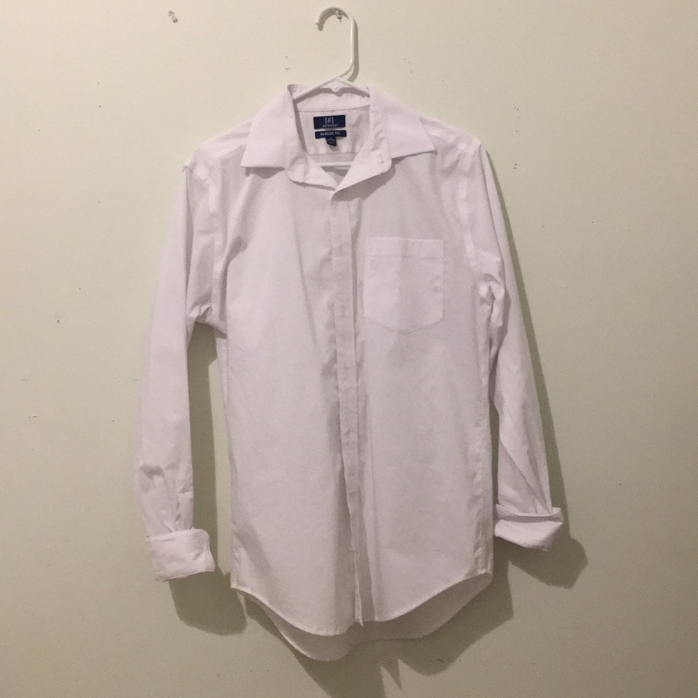 White collared shirt